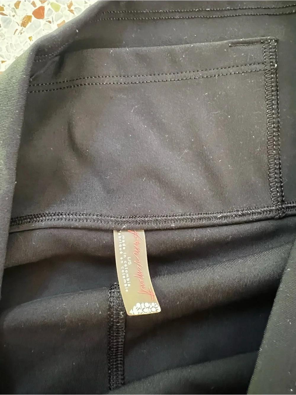 Free People Black High-Waist Bike Shorts